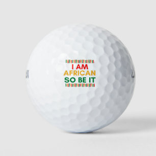 Balles De Golf Les vies humaines sont la puissance noire