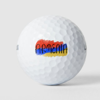 Balles De Golf Lettre d'Arménie Design