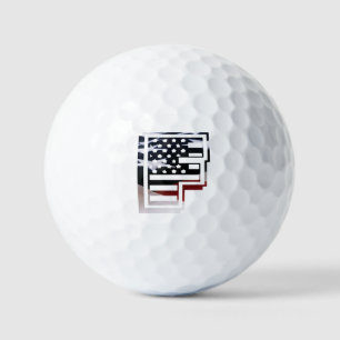 Balles De Golf Lettre F Monogramme Initial USA
