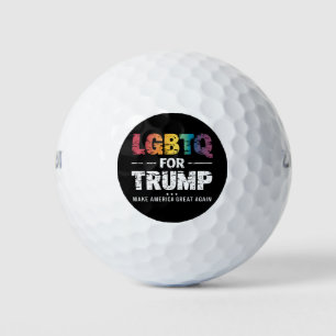 BALLES DE GOLF LGBTQ POUR TRUMP GAY LESBIAN POUR TRUMP 2024