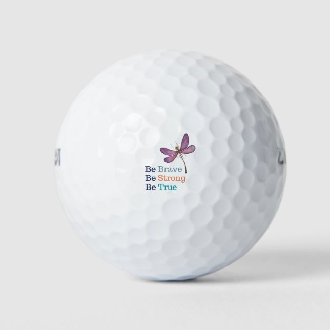Balles De Golf Libellule courageuse forte vraie (Devant)