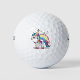 Balles De Golf Licorne douce Licorne aux grands yeux