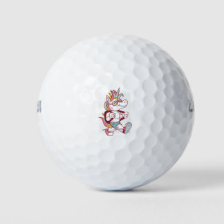Balles De Golf Licorne Va À L'école