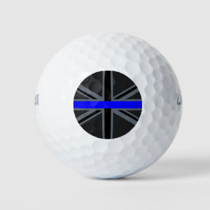 Balles De Golf Ligne bleue mince Union Jack