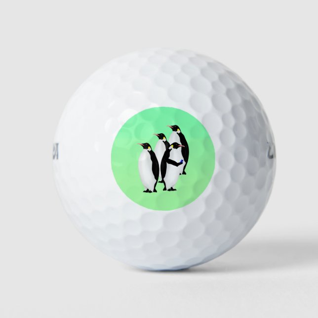Balles De Golf Ligne Empereur Penguin (Devant)