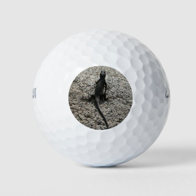 Balles De Golf Lizard noir (Devant)
