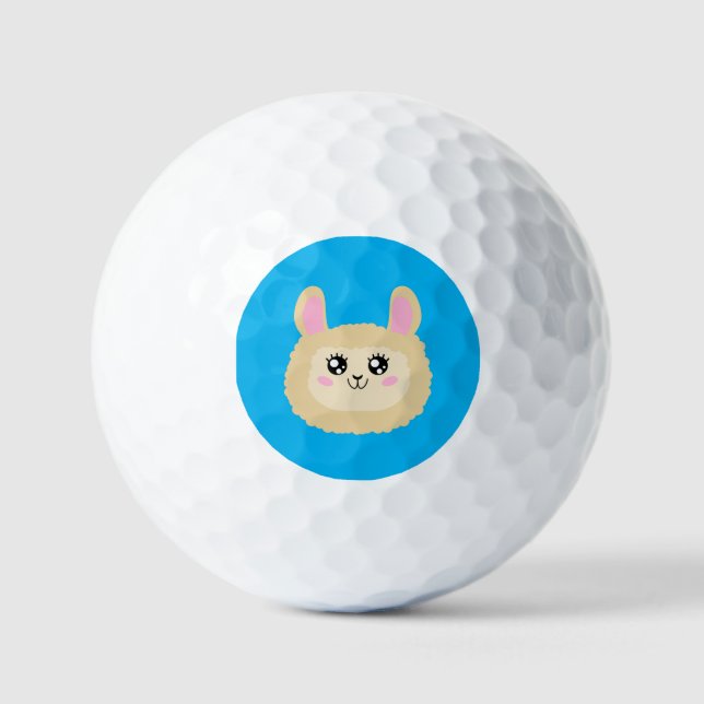 Balles De Golf Llama (Recto)