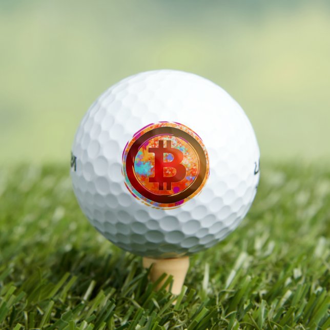Balles De Golf Logo Bitcoin (T-shirt Insitu)