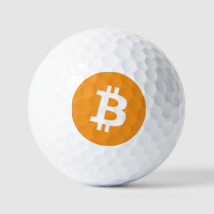 Balles De Golf Logo Bitcoin Cryptomonnaie