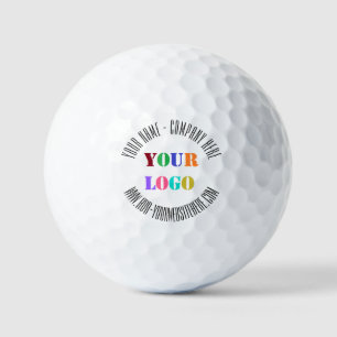 Balles De Golf Logo de l'entreprise personnalisée et timbres text