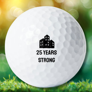 Balles De Golf Logo d'entreprise célébrant # ans sur mesure