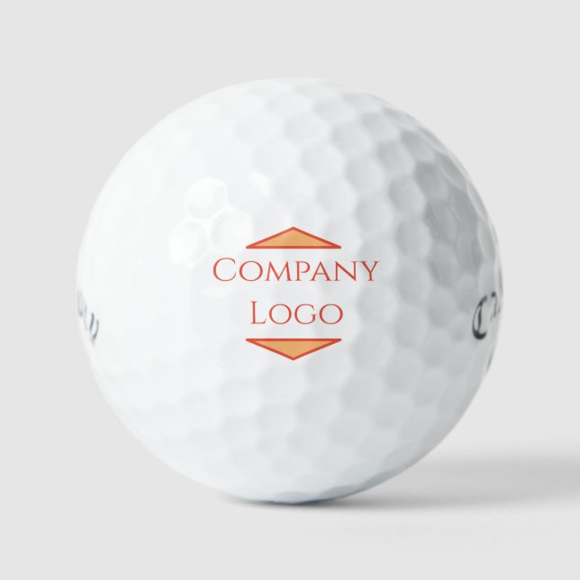 Balles De Golf Logo d'entreprise personnalisé (Recto)