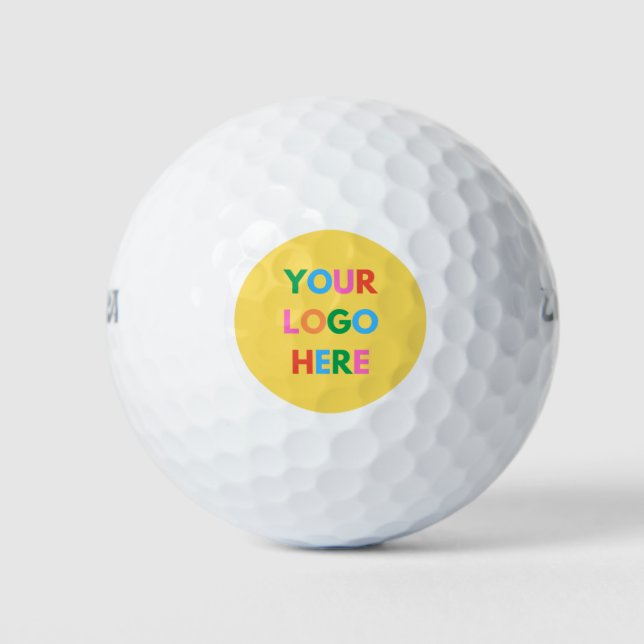 Balles De Golf Logo d'entreprise promotionnel de marque unique (Devant)