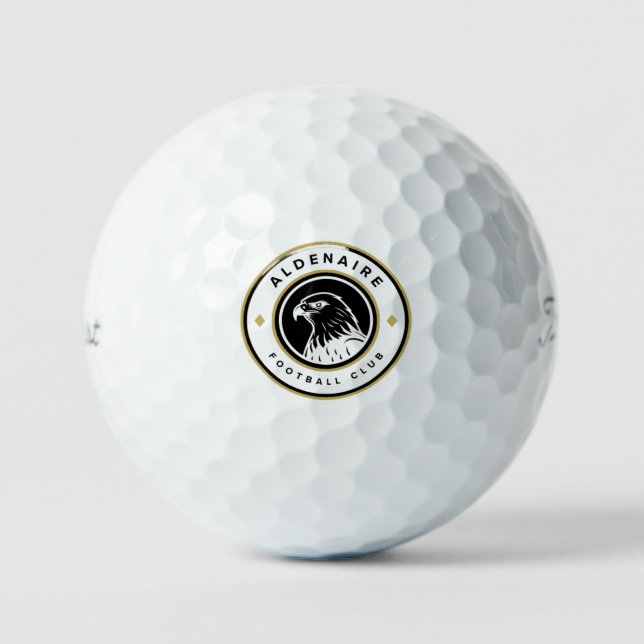 Balles De Golf Logo Oiseau Alodenaire - Emblème de Golf Dynamique (Recto)
