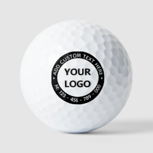 Balles De Golf Logo personnalisé Info texte Timbres Golf Balls Mo