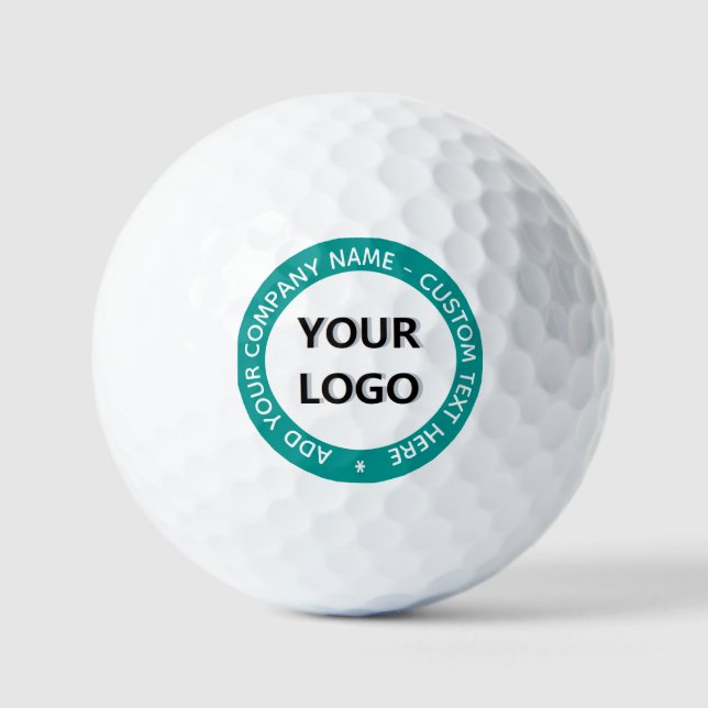 Balles De Golf Logo Personnalisé Texte Promo Boules de Golf (Recto)