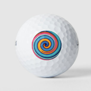 Balles De Golf Lollipop Abstraite