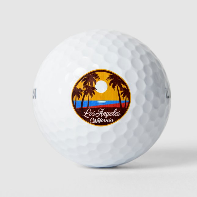 Balles De Golf Los Angeles, Californie, Souvenir (Devant)