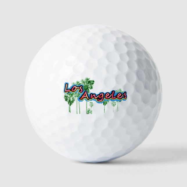 Balles De Golf Los Angeles - Golf Balls (Recto)