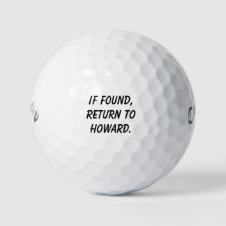 Balles De Golf Lost Ball Chronicles, Customizable Funny Gift