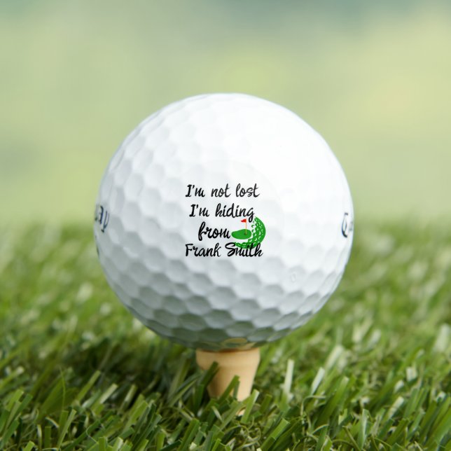 Balles De Golf Lost Golf Balls, Plaisanteries Puns | Personnalisa (T-shirt Insitu)