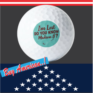 Balles De Golf Lost Golfer Funny Turquoise