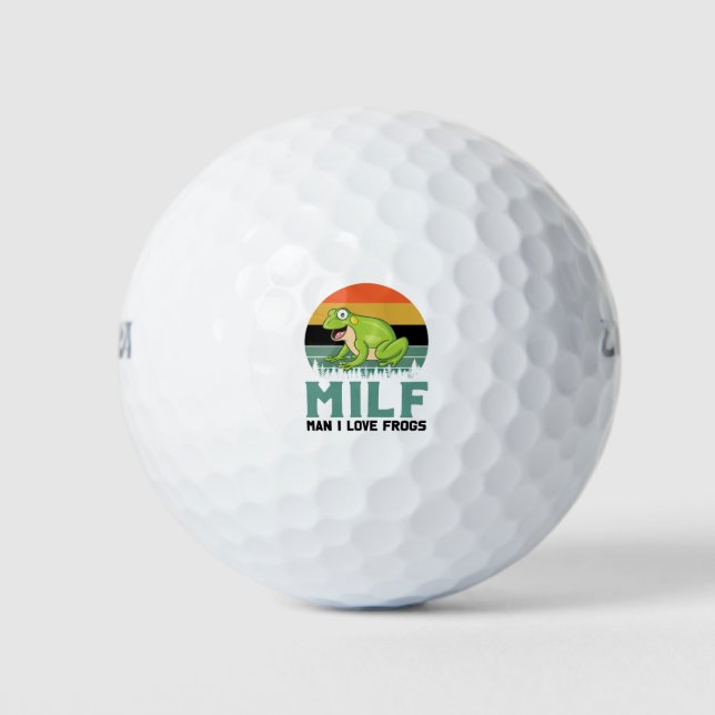 Balles De Golf Love Frogs Golf Balls (Devant)