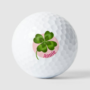 Balles De Golf Lucky Charm Clover Vintage Personnalisé Bonne Chan