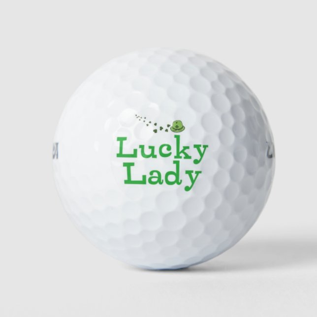Balles De Golf Lucky Lady (Devant)