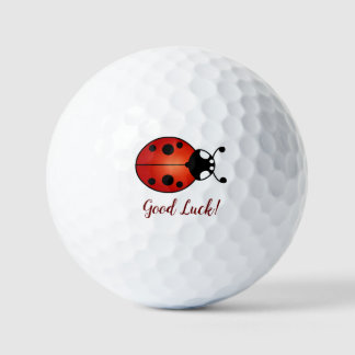 Balles De Golf Lucky Ladybug Rouge Orange Noir Ladybird Bonne cha