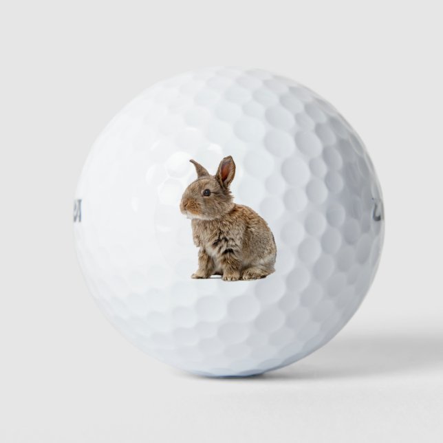 Balles De Golf Lucky mignon lapin lapin (Devant)