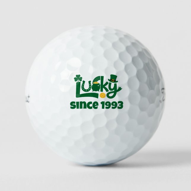 Balles De Golf Lucky since Year (Recto)