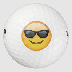 Balles De Golf M. Cool Emoji