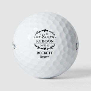 Balles De Golf M. et Mme Marié