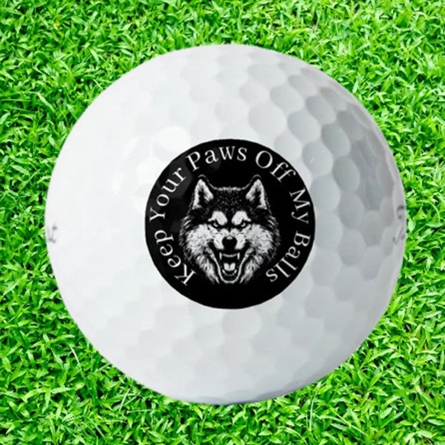 Balles De Golf Mad Dog Wolf Golfers (Find the perfect golf balls for dog-loving golfers )