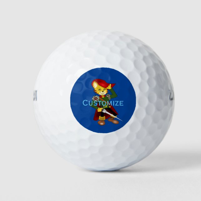 Balles De Golf Madame Cat Lady 2024 pour le président Thunder_Cov (Devant)