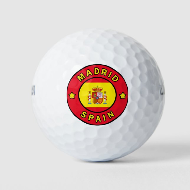 Balles De Golf Madrid Espagne (Devant)