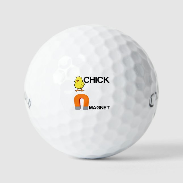 BALLES DE GOLF MAGNET DE POINTE (Recto)