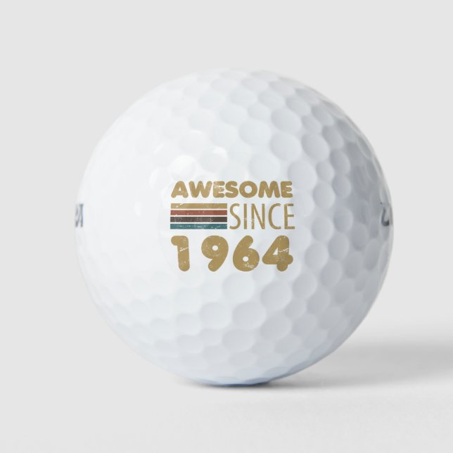 Balles De Golf Magnifique depuis 1964 60e anniversaire (Devant)