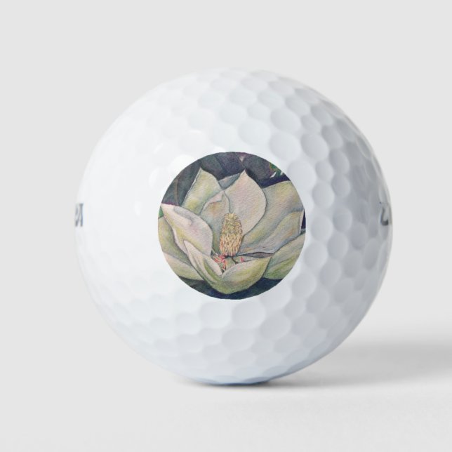 Balles De Golf Magnolia en acier (Devant)