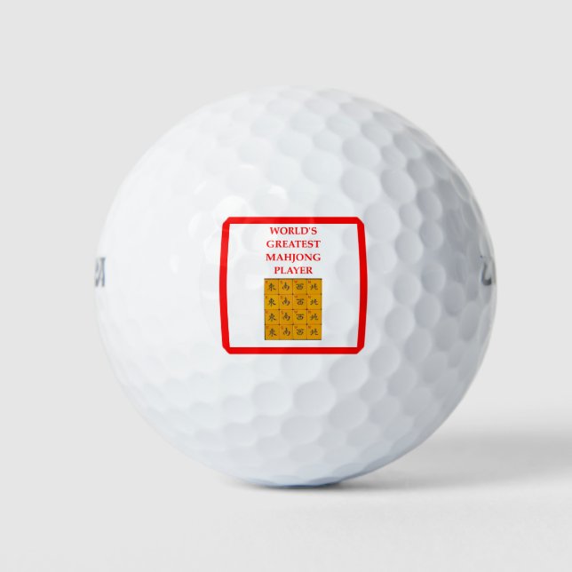 BALLES DE GOLF MAHJONG (Devant)