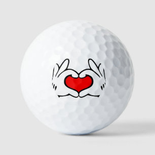 Balles De Golf Main de cœur