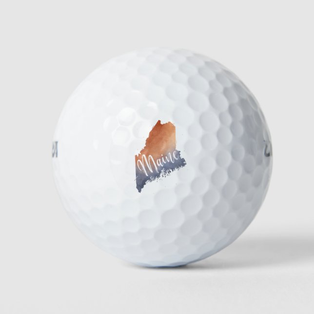 Balles De Golf Maine (Devant)