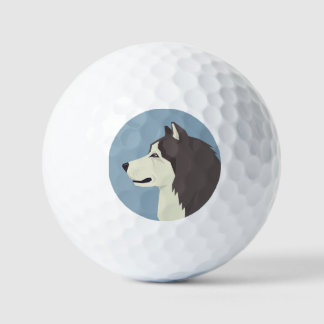 Balles De Golf Malamute d'Alaska