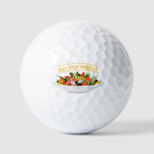 Balles De Golf Mangez vos Légumes Citer salade fraîche mélange bo