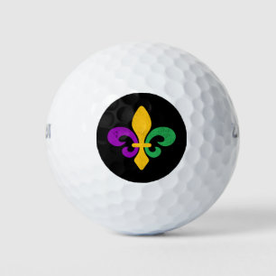 Balles De Golf Mardi Gras Fleur De Lis