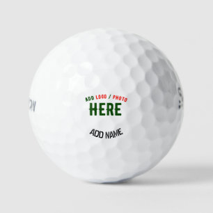BALLES DE GOLF MARQUE BLANCHE MODERNE ET PERSONNALISABLE VÉRIFIÉE