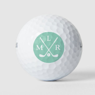 Balles De Golf Marque de monogramme moderne