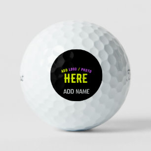BALLES DE GOLF MARQUE NOIRE PERSONNALISABLE VERIFIEE DE STYLE MOD