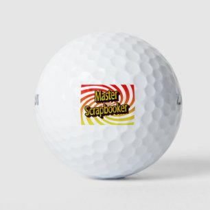 Balles De Golf "Master Scrapbooker"
